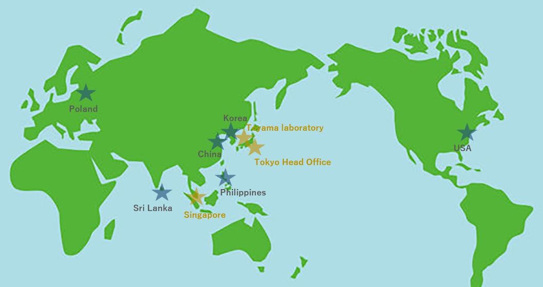 Diagram of partner bases around the world: Japan, United States, Poland, China, South Korea, Philippines, Singapore.